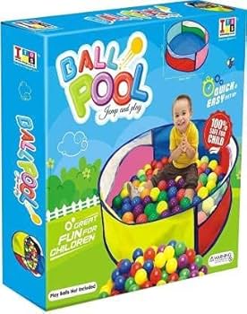 Round Ball Pit Tent for Kids with 40 Colorful Balls