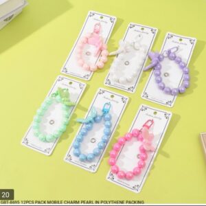Colorful Pear Keychain