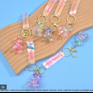 Cuddly Teddy Bear Keychain