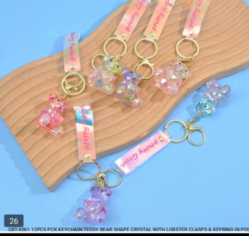 Cuddly Teddy Bear Keychain