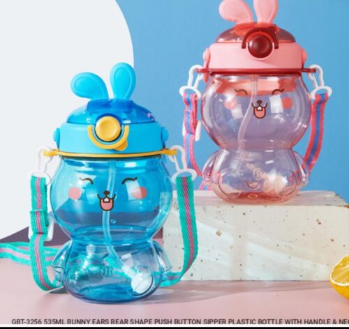Bottles Bunny Ears Bear-Shaped Sipper Bottle(535ml)