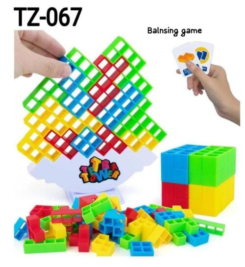 Tetra Tower Balancing Game