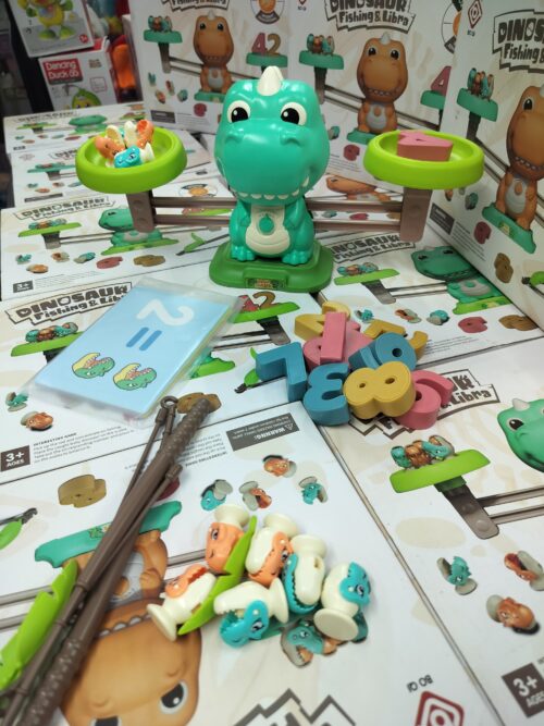 Dinosaur Fishing & Balance Learning Game