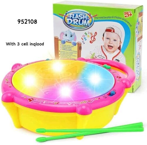 Musical Flash Drum Toy with Lights & Sound