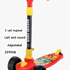 Kids 3-Wheel Kick Scooter with Light & Sound