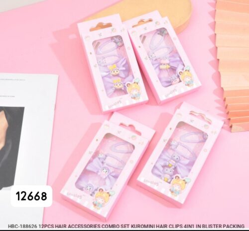 Kuromini Hair Accessories Combo Set – 4 in 1