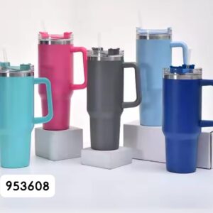 MegaGrip Travel Tumbler with Straw