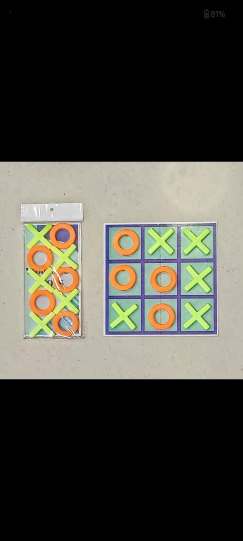 Tic Tac Toe Magnetic Puzzle Board Game