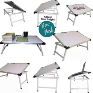 Adjustable Study Table with Whiteboard
