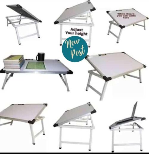 Adjustable Study Table with Whiteboard