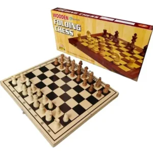 Premium Wooden Folding Chess Set
