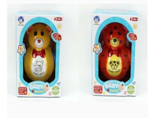 Baby Tumbler Toy – Happy Bear & Happy Tiger
