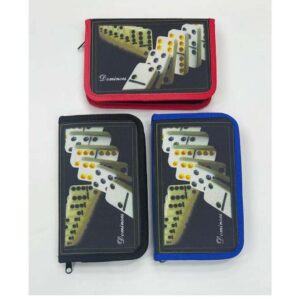 Domino Game Set with Zipper Case