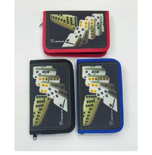 Domino Game Set with Zipper Case