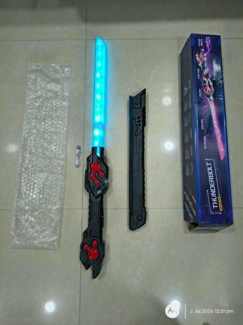 Thunderbolt Electronic LED Laser Katana Toy Sword